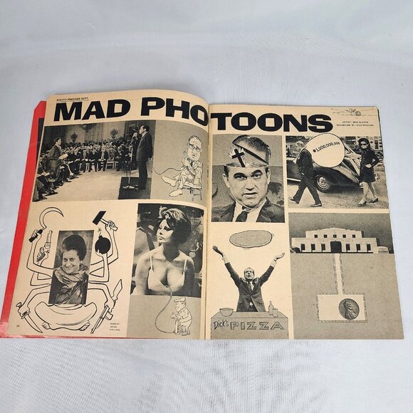 Mad Magazine Issue # 152 July 1972 Richard‎ Nixon & Bunker End Of The Rainbow FN - Picture 6 of 7